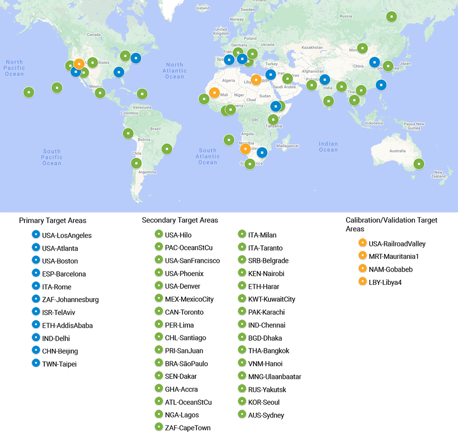 Primary Target Areas as of January 17, 2023